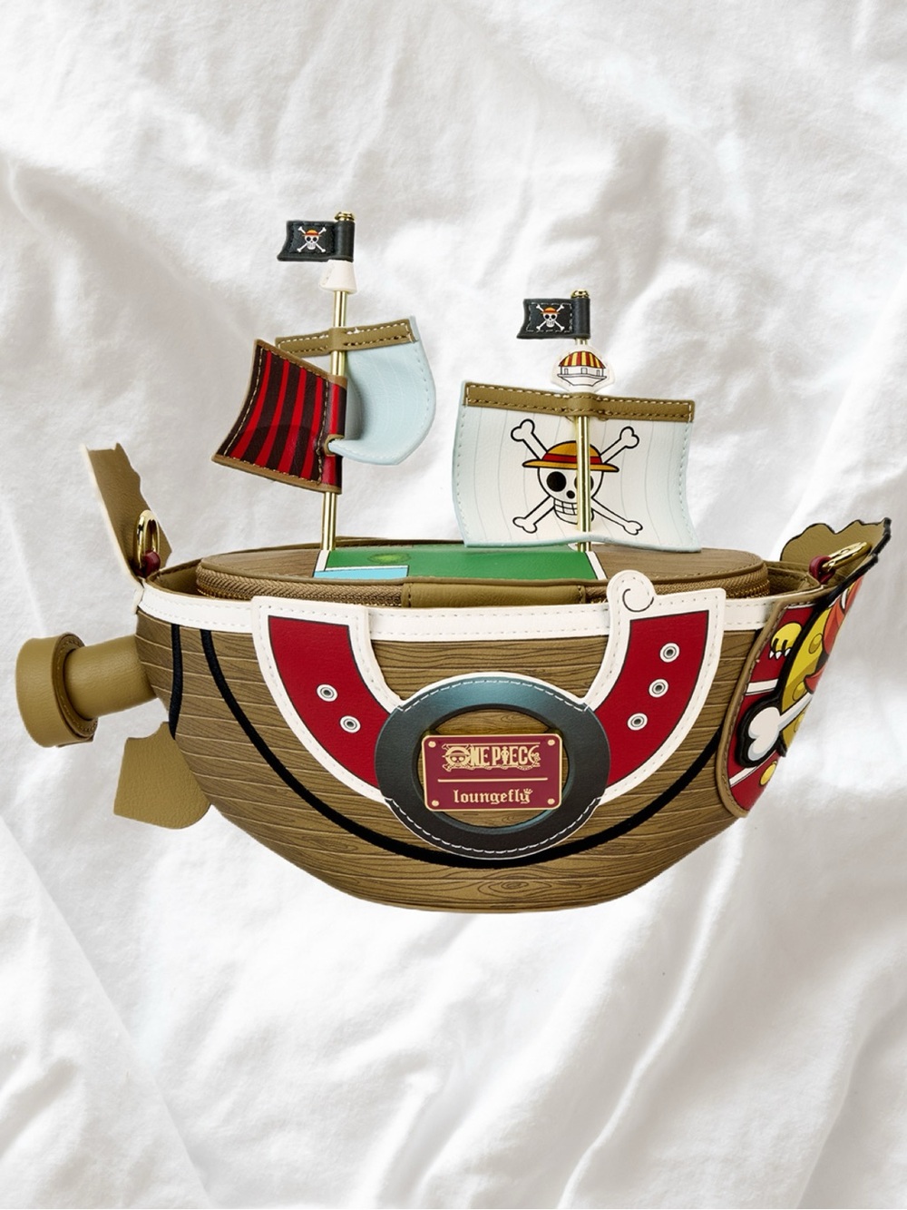 Loungefly One Piece Thousand Sunny Ship Figural Crossbody Bag